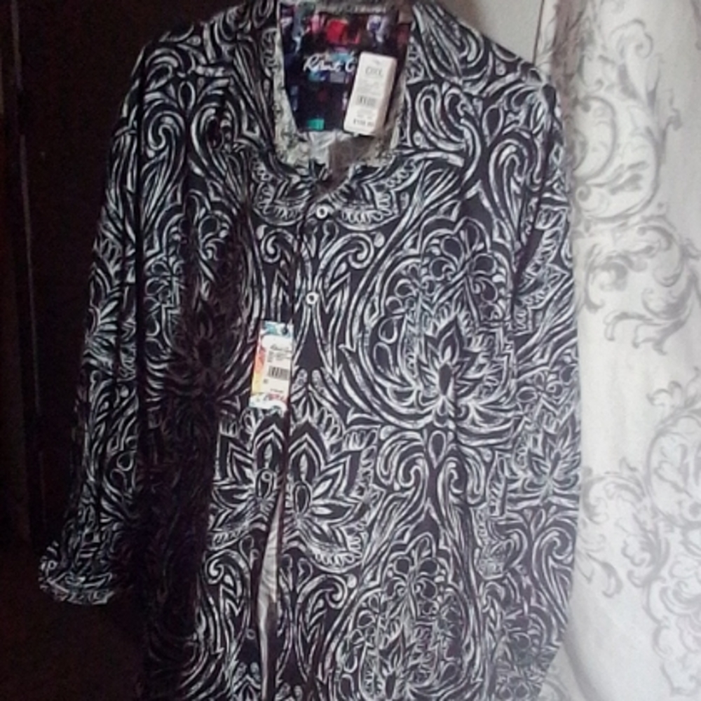 4XL Robert Graham long sleeve dress shirt